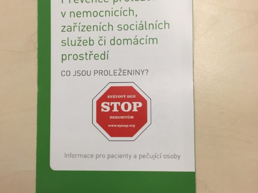 Prevence dekubitů, pacientský leták á 100ks (CZ)