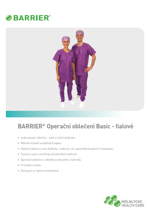 Operační oblečení BASIC - fialové