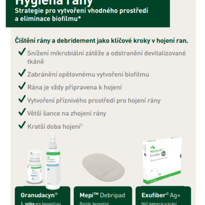 Hygiena rány, leták á 50 ks (CZ)