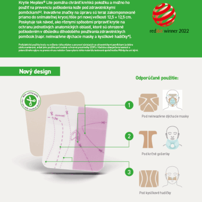 Mepilex Lite - prevence, produktový list á 50ks (SK)