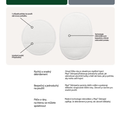 Mepi Debripad, produktový list á 50ks (CZ)